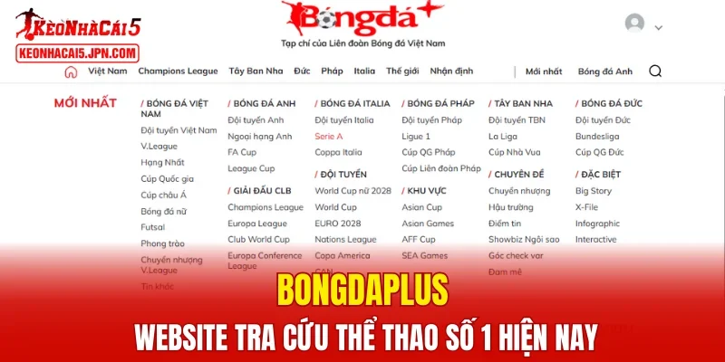 bongdaplus