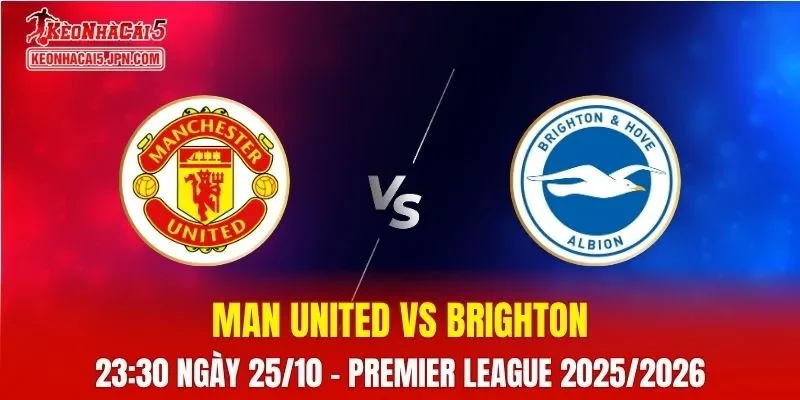 Nhận Định, Soi Kèo Man United vs Brighton, 23h30 ngày 25/10