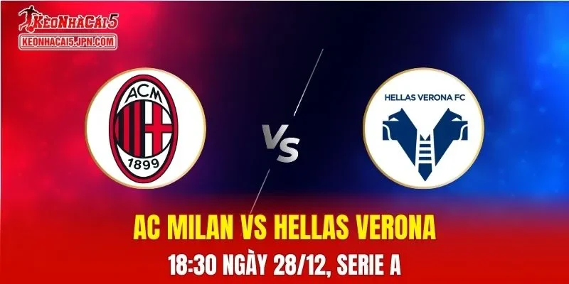 Nhận Định, Soi Kèo AC Milan vs Hellas Verona, 18h30 Ngày 28/12